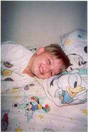 Tyler in bed